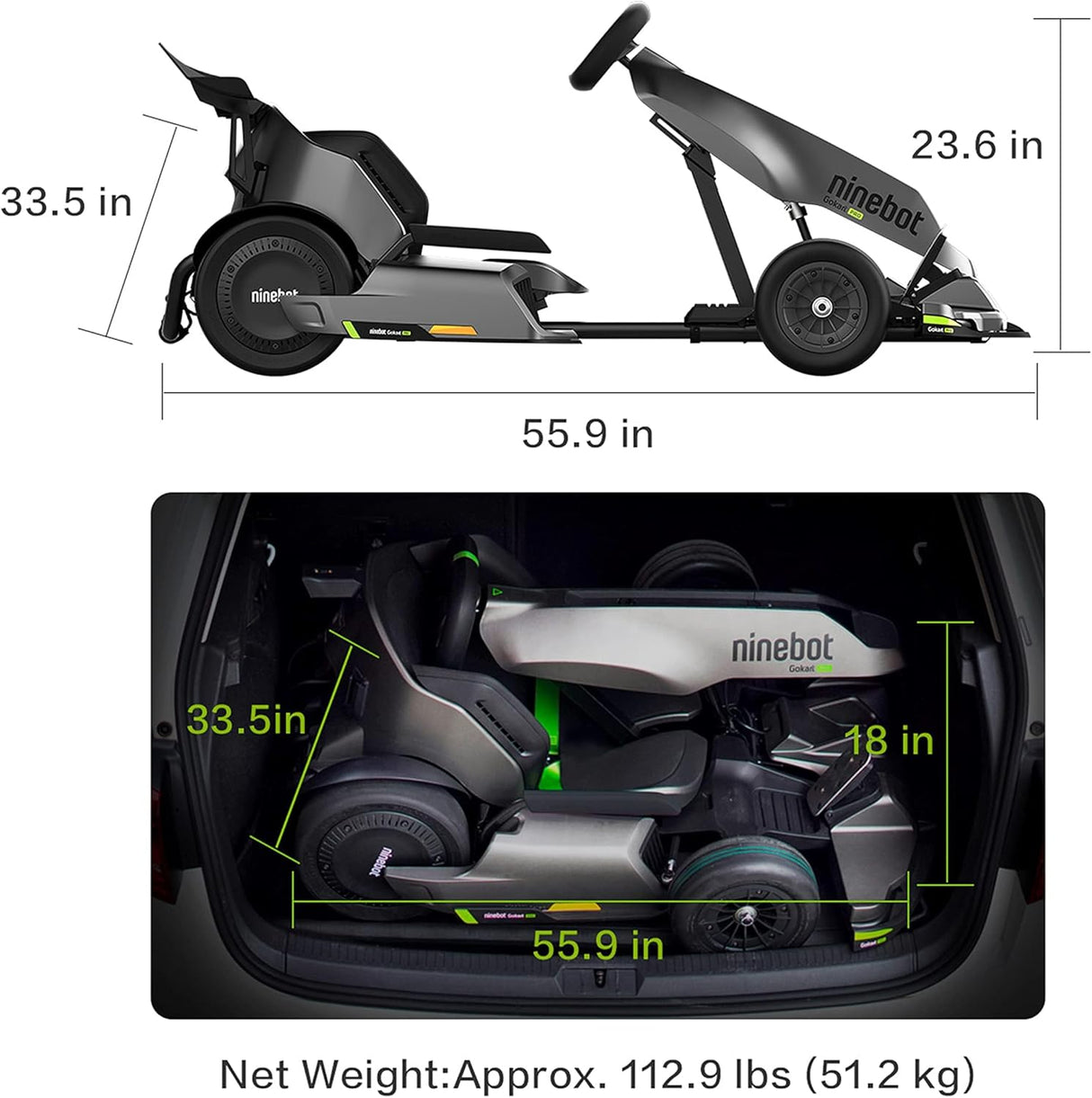 Segway NINEBOT - ELECTRIC GOKART PRO
