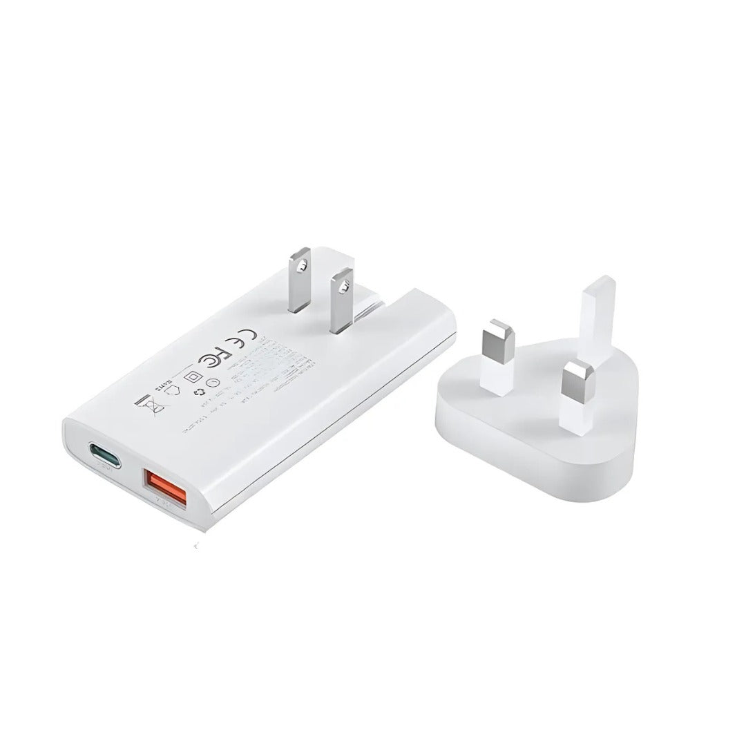 Choetech PD6011-UK-WH 67W GeN Wall Charger with foldable Plug - White
