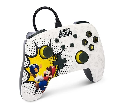 PowerA Enhanced Wired Controller for Nintendo Switch - Bob-omb Blast