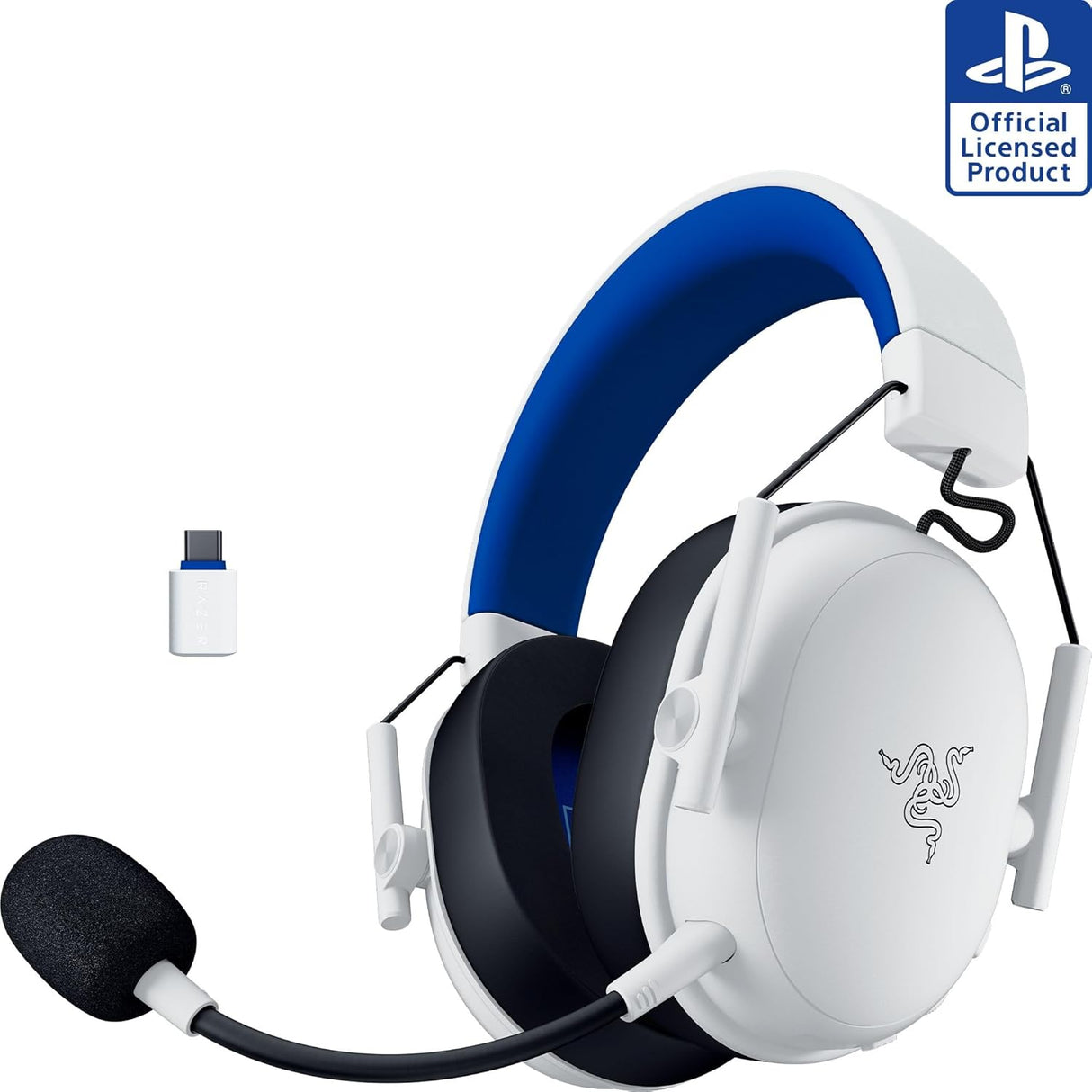 RAZER BlackShark V3 X Hyperspeed Gaming Headset for PlayStation - White RZ04-05420500-R3G1