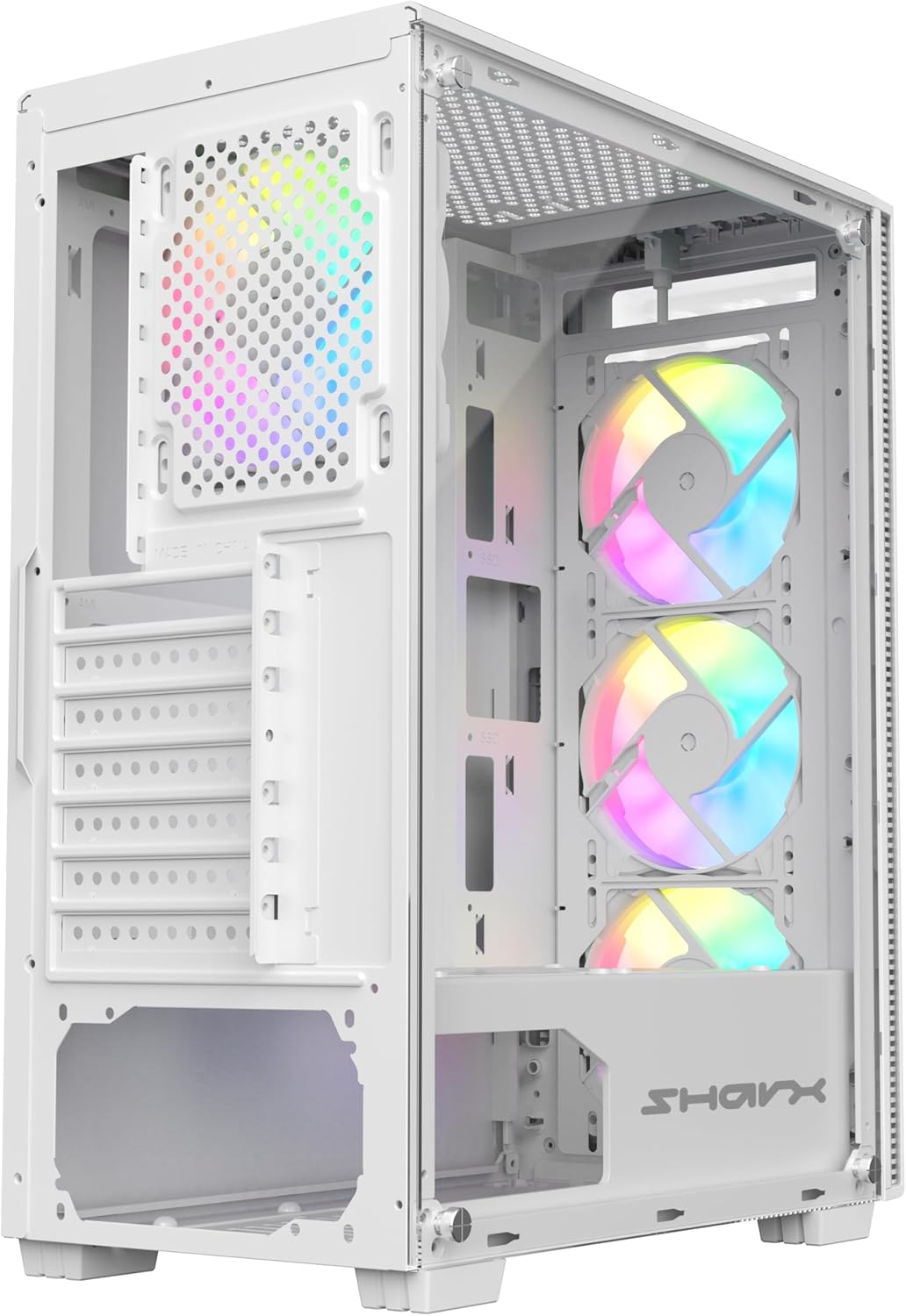 Gaming PC Intel Core I7-12700F, RTX 4060 White , 16GB RAM, Liquid CPU Cooler L240
