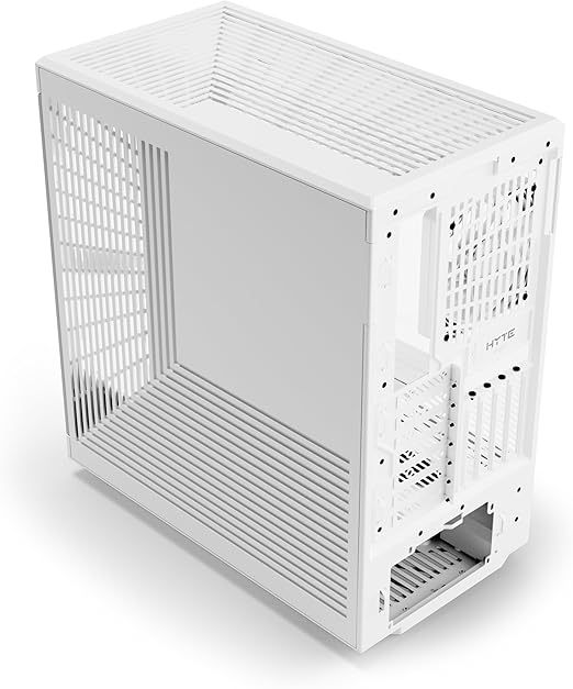 HYTE Y40 Panoramic Tempered Glass ATX Mid Tower Case, White