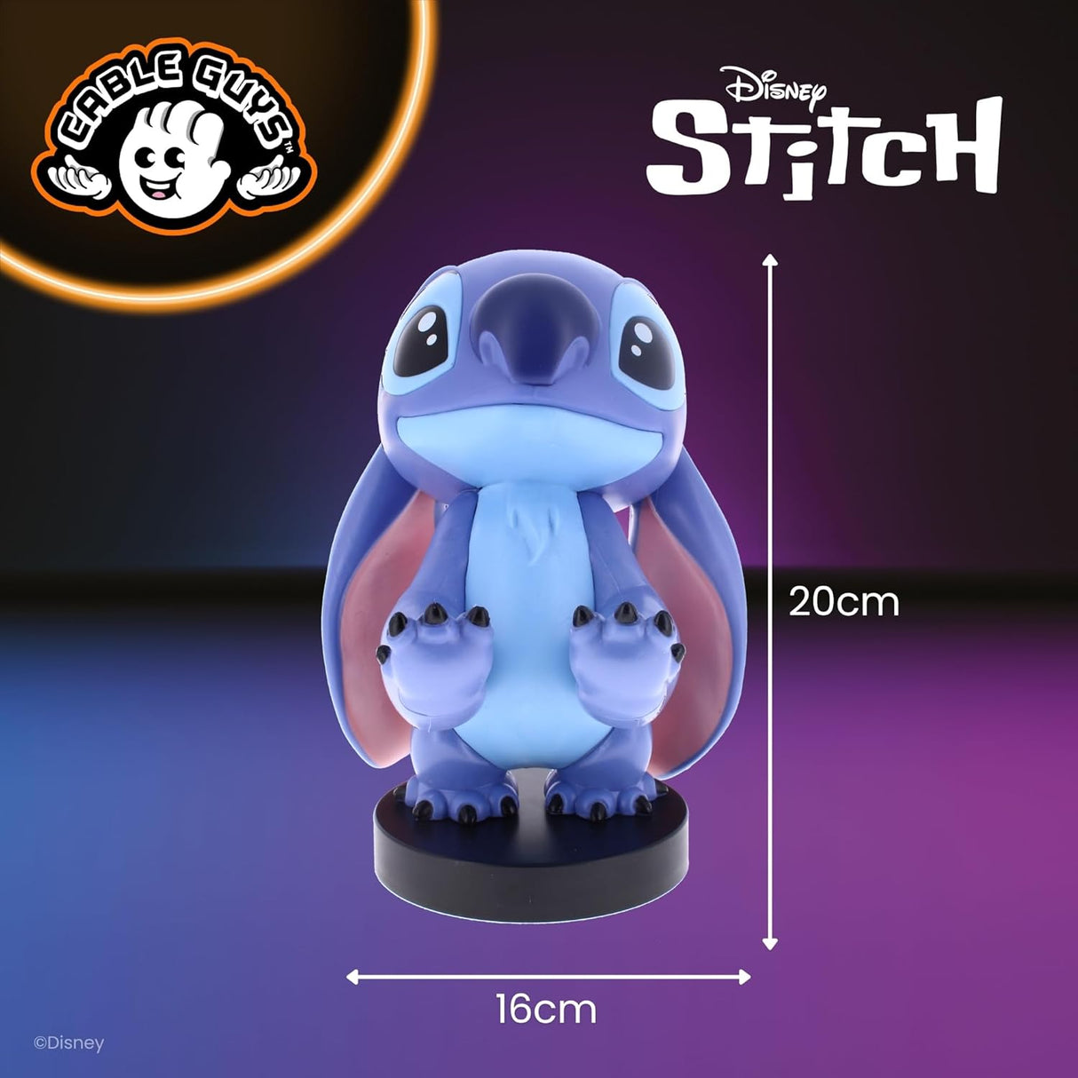 CG : Lilo & Stitch-Smiley Stitch Controller Holder & Phone Stand