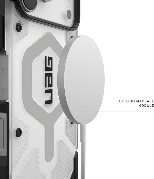 UAG iPhone 17 Pro Pathfinder Clear Magsafe Case - Ice/Silver