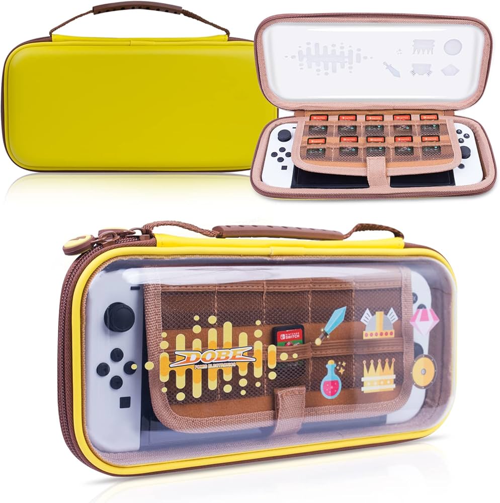 DOBE Switch OLED Storage Bag - Yellow