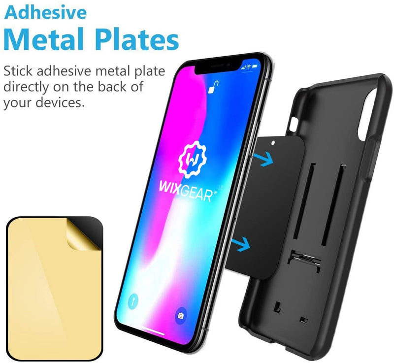 WixGear Rectangle Flat Magnetic Stick On Car Mount, Flat Rectangle 225