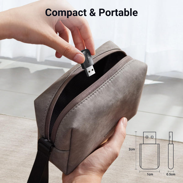 محول UGREEN AX900 USB WiFi 6 ثنائي النطاق 5GHz و 2.4GHz (CM762 – 35264)