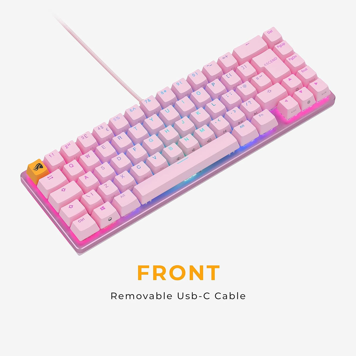 Glorious GMMK2 Compact 65%Mechanical Keyboard - Pink