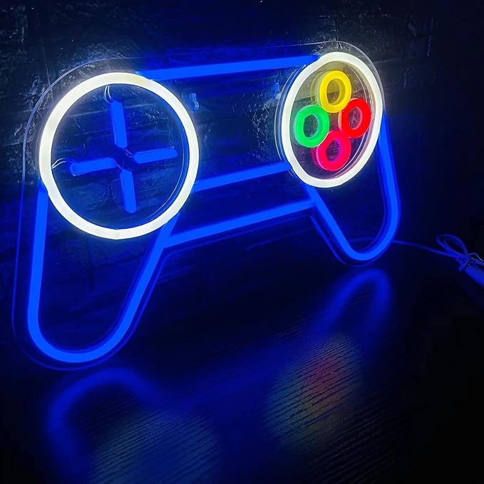 Gaming Neon Sign " Joystick Logo "