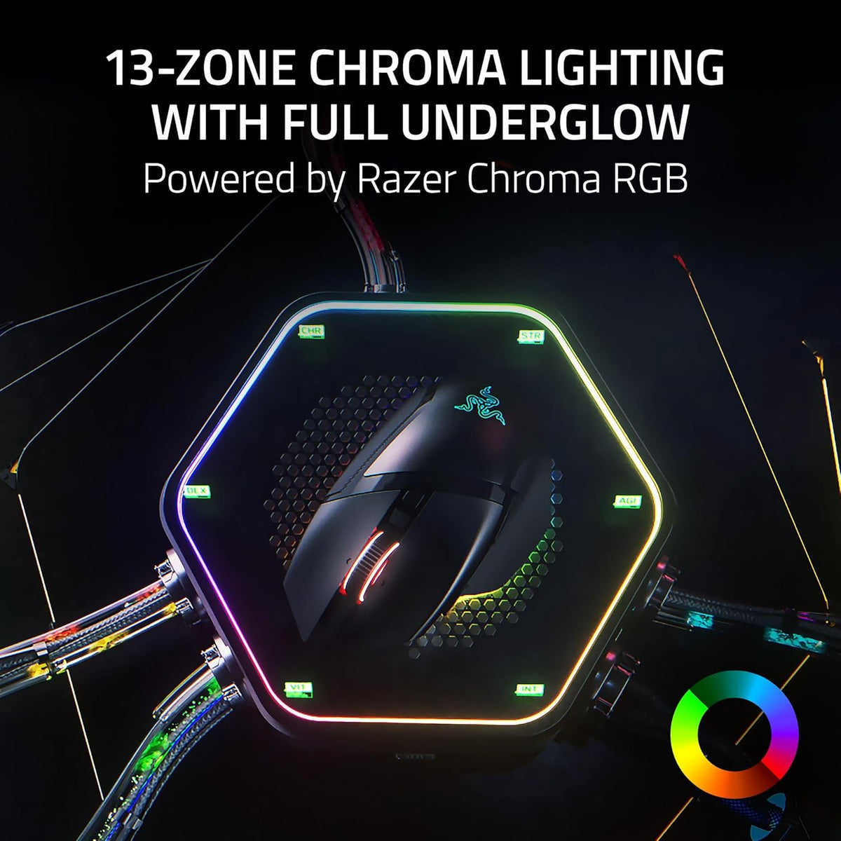 Razer Basilisk V3 Pro 35K DPI Wireless Gaming Mouse - Black RZ01-05240100-R3G1