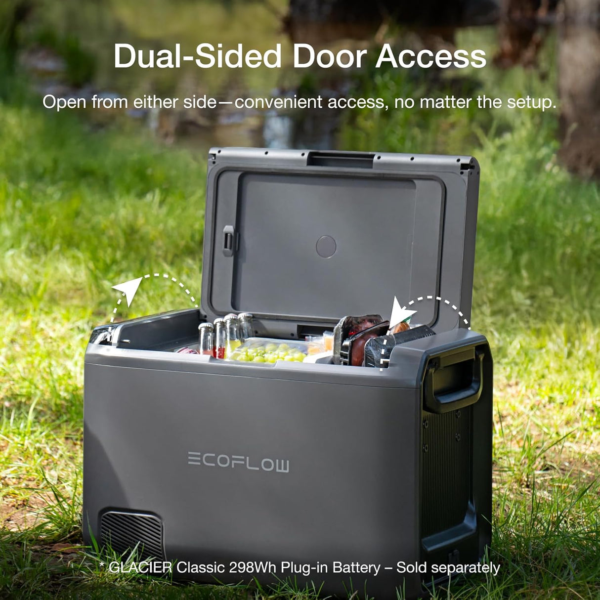 ثلاجة وفريزر محمولة إيكوفلو غلاسيير كلاسيك – سعة 35 لتر