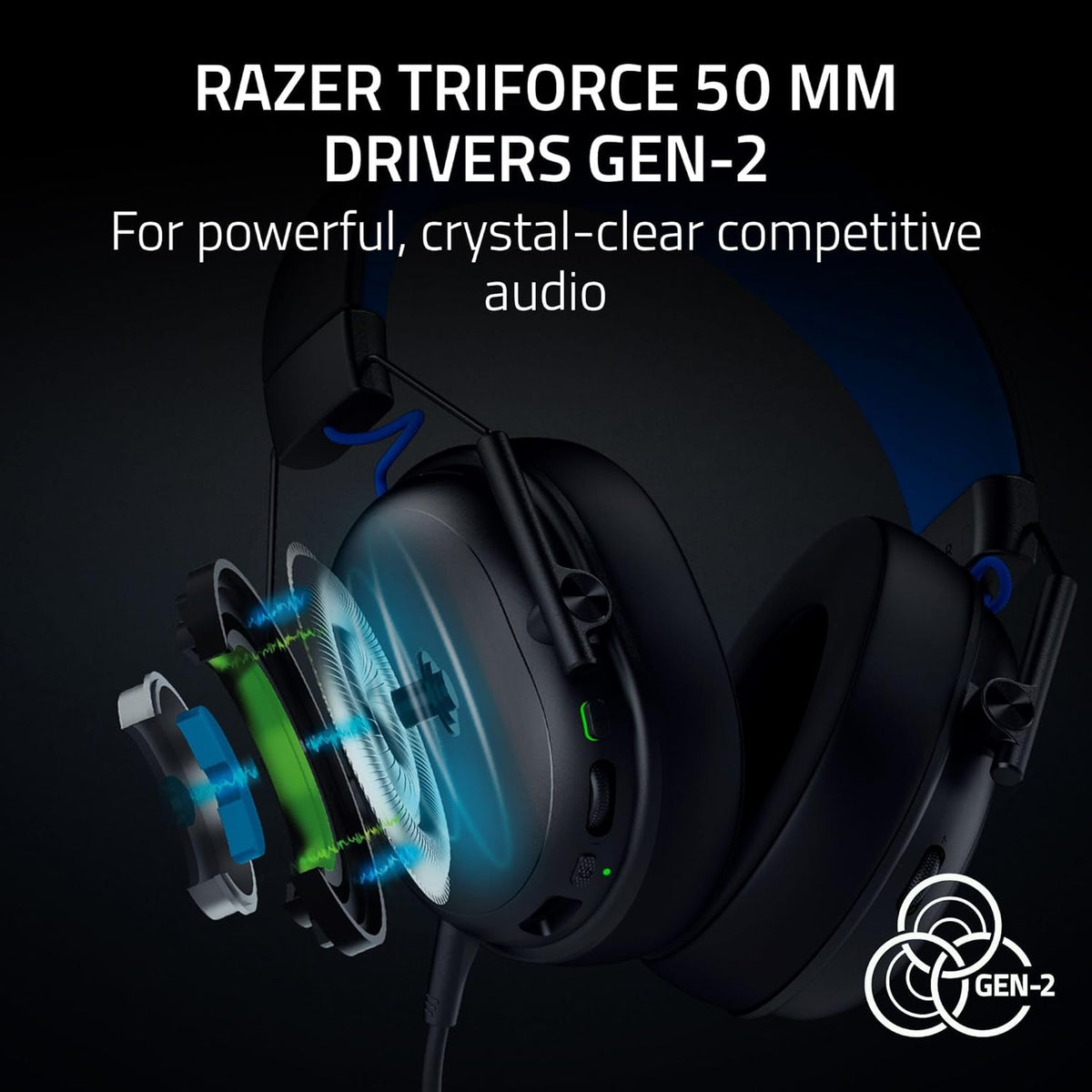 RAZER BlackShark V3 X Hyperspeed Gaming Headset for PlayStation - Black RZ04-05420400-R3G1