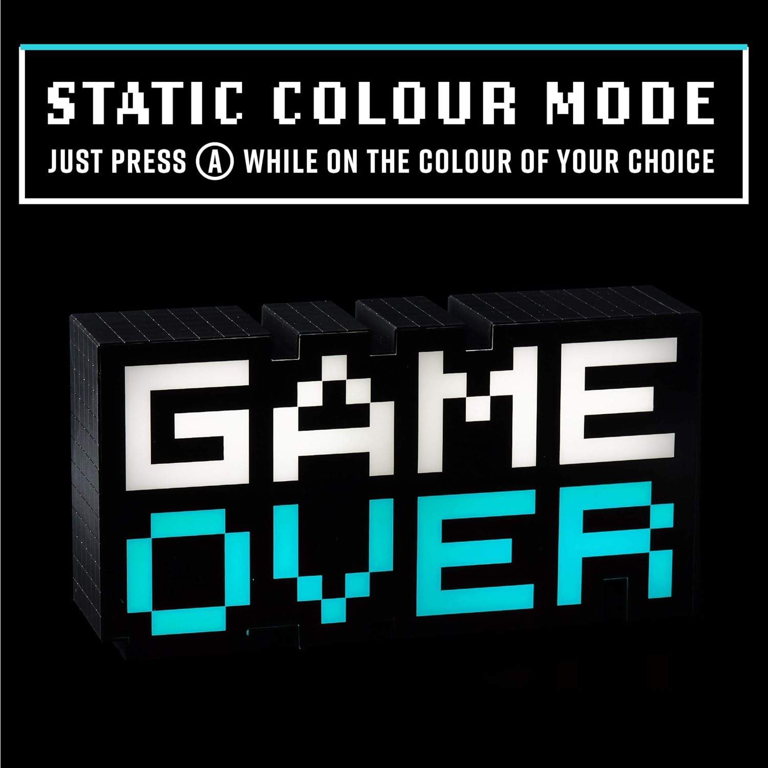 Paladone 8-Bit Game Over Sound Reactive Light