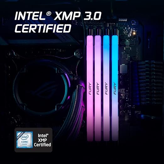 Kingston Fury Renegade Black RGB XMP 32GB (2x16GB) 6800MT/s DDR5 Silver/Black