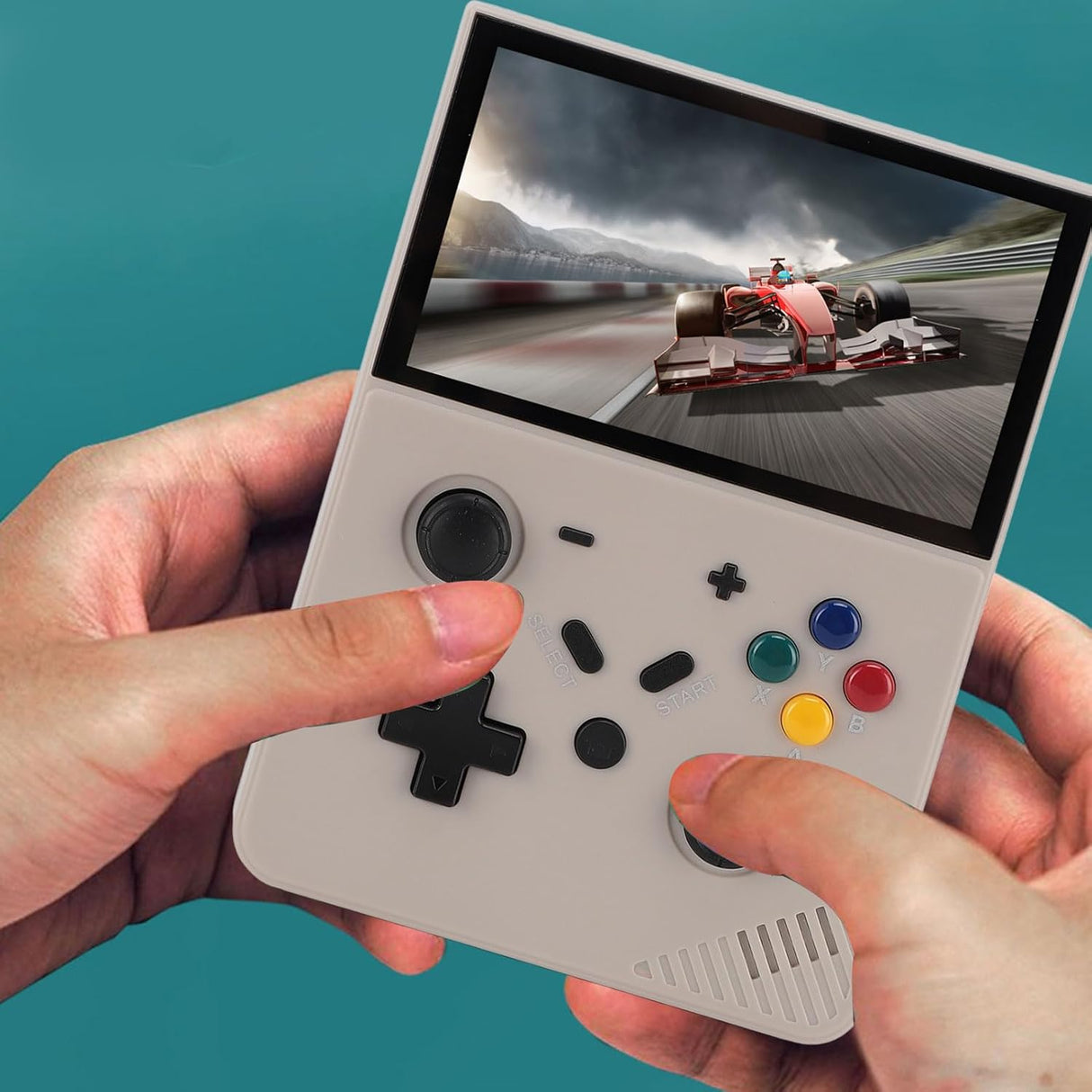 SJGAM Retro Handheld R43 PRO Video Game Console 4.3 Inch 4K Screen Portable Pocket Video Player 64GB