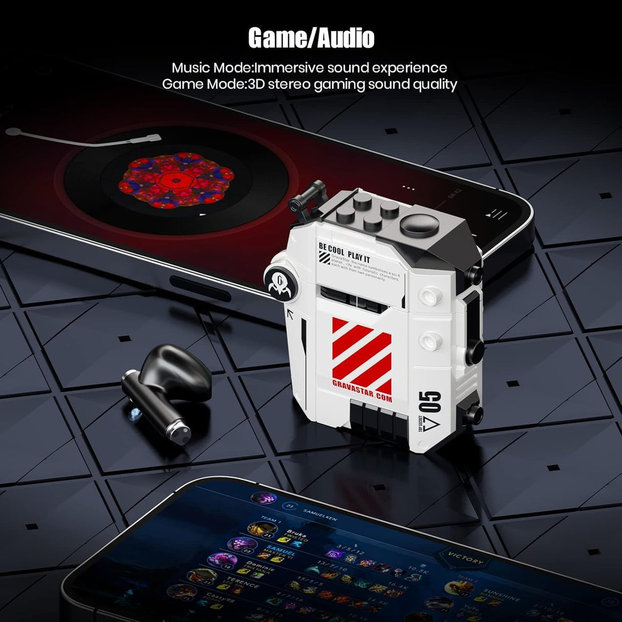 Gravastar Sirius Pro P5 TWS Earbuds - 3 in 1 Combo