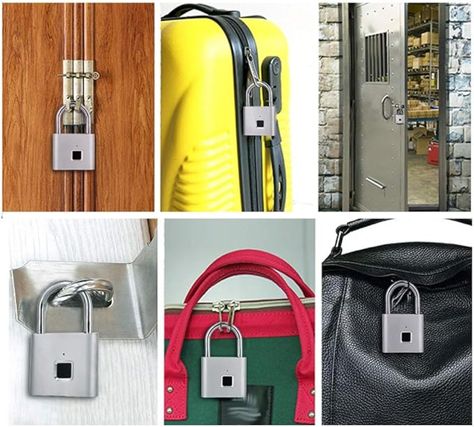 Fingerprint key lock Model Y1501, Materail: Aluminum alloy / stainless