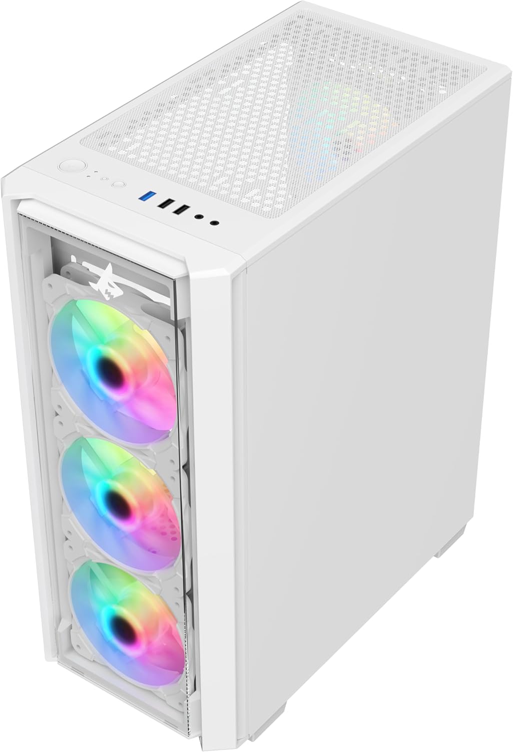 Gaming PC Intel Core I7-12700F, RTX 4060 White , 16GB RAM, Liquid CPU Cooler L240