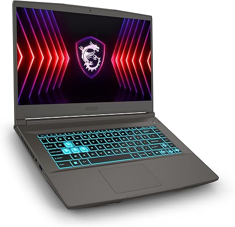 Gaming Laptop MSI Thin A15 AI 15.6” 144Hz FHD ,AMD Ryzen R9-8945HS, NVIDIA Geforce RTX 4060, 16GB DDR5, 1TB NVMe SSD, Black,Win 11 Backlit English Keyboard