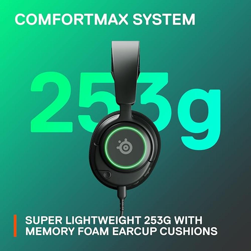 SteelSeries Arctis Nova 3 Type C Wired Gaming Headset - Black SS-61631