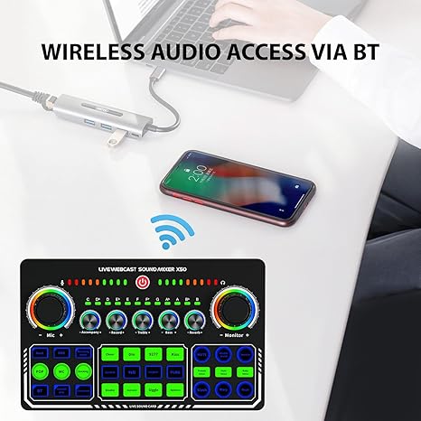 Live Sound Card Mixer (F009)