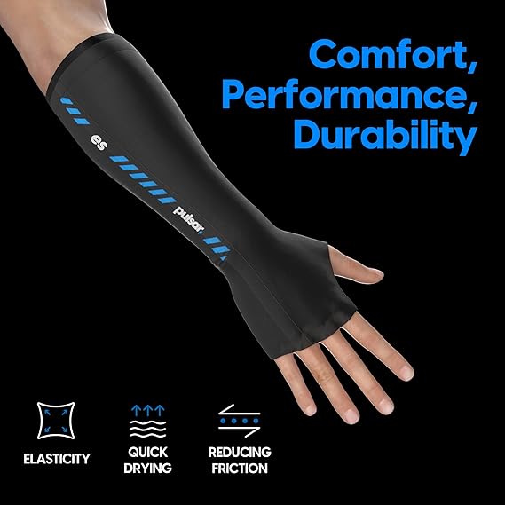 Pulsar eS Arm Sleeve Palm Short - Black