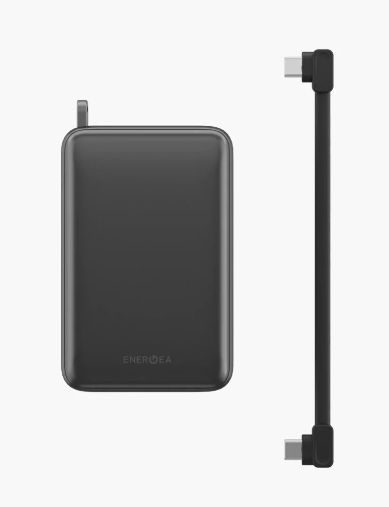 ENERGEA COMPAC ULTRA 67, 20000MAH POWERBANK WITH BUILT IN USB-C CABLE PD67W - GUN