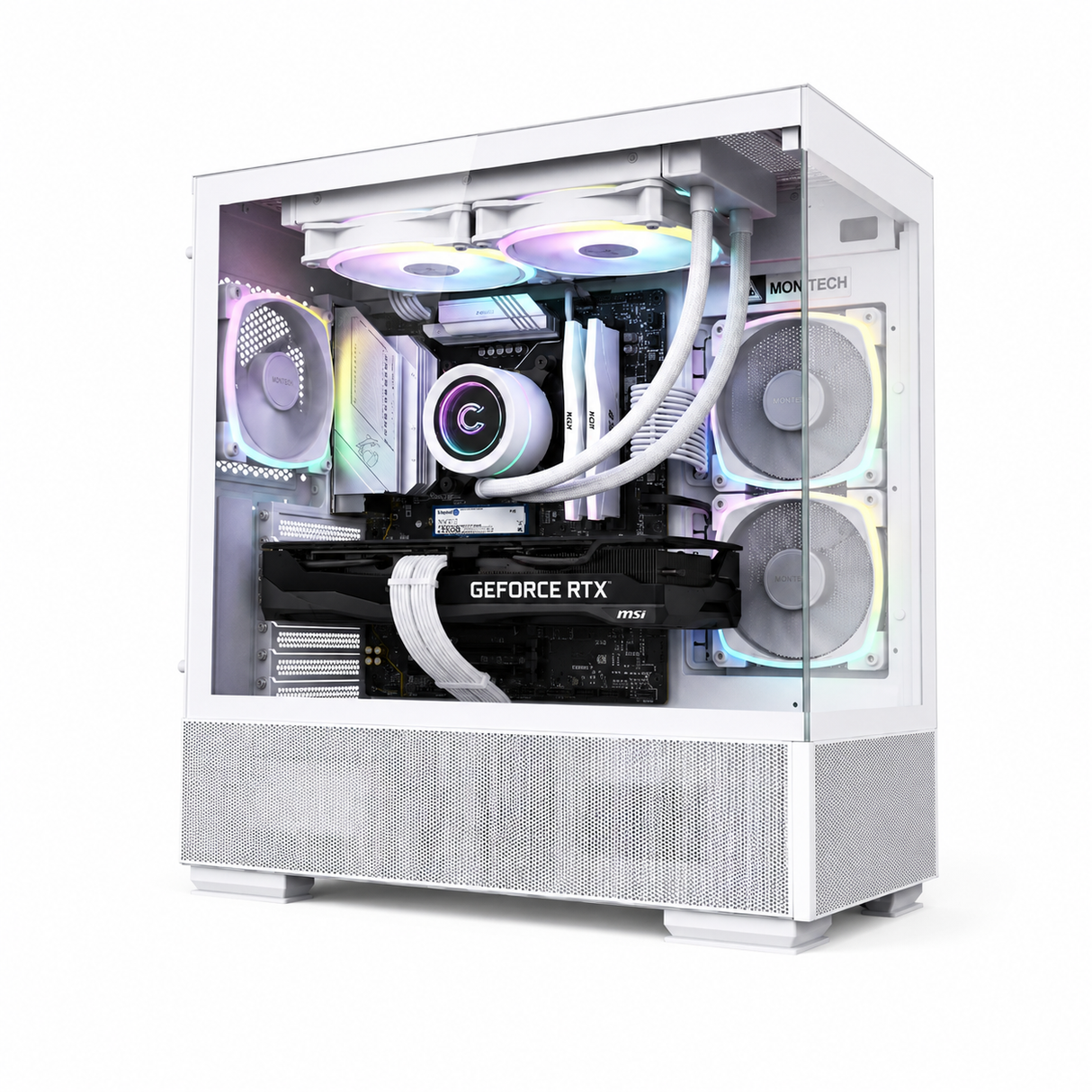 Custom Gaming PC Intel Core i7-14700F, RTX 5070 12GB, 16GB RAM DDR5, 1TB NVMe SSD, Win 11 Pro