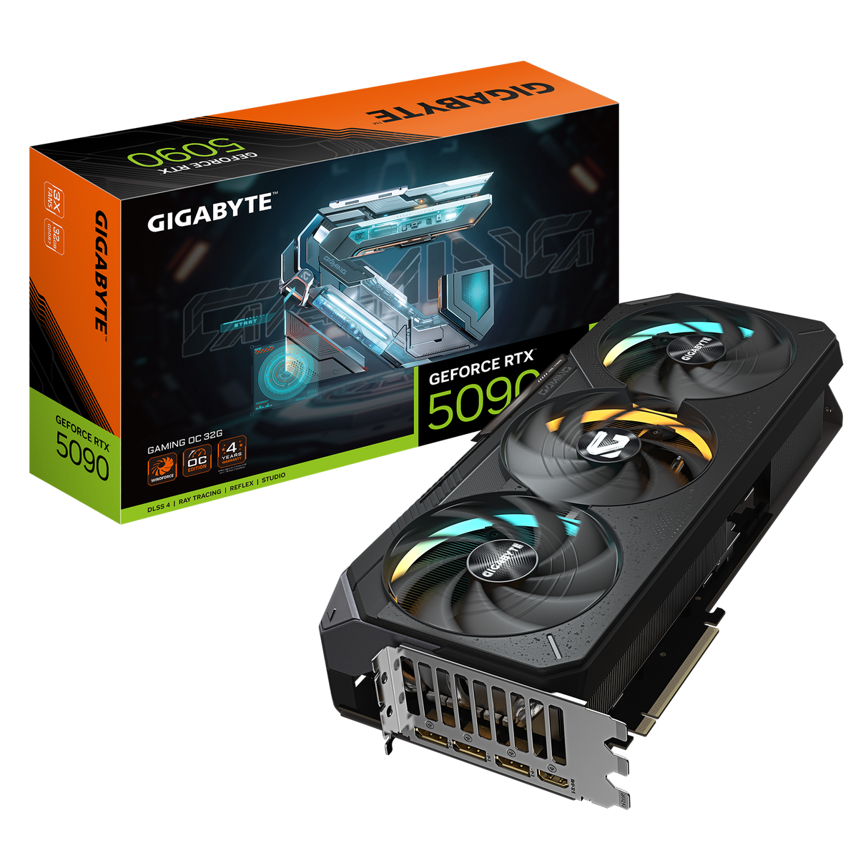 GIGABYTE GeForce RTX 5090 GAMING OC 32GB Graphic Card - Black