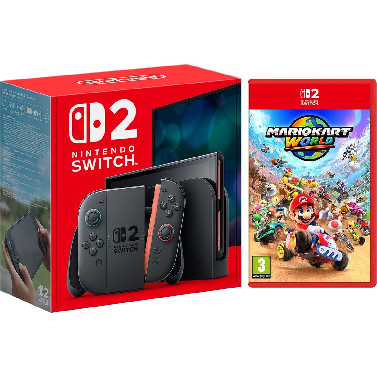 Nintendo Switch 2 Console with Mario Kart World ( CD ) Bundle