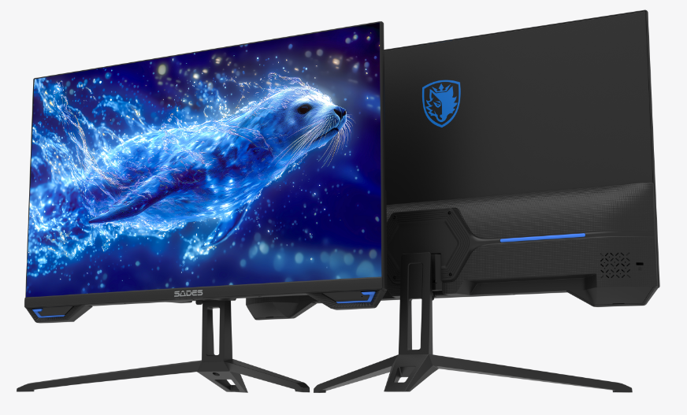 Sades SL-Sealion Pro SA-F04F24B, 24" FHD 1920x1080, 144Hz Refresh Rate, 1 ms Response time, HDMI 2.1, IPS, Flat Gaming Monitor - Black