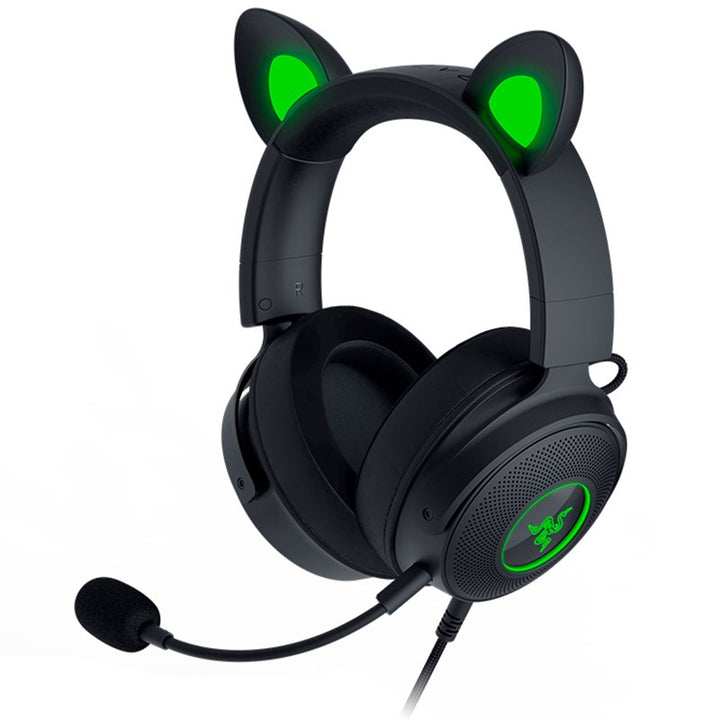 Razer Kraken Kitty V2 Pro Wired RGB Headset With Interchangeable Ears - Black RZ04-04510100-R3M1