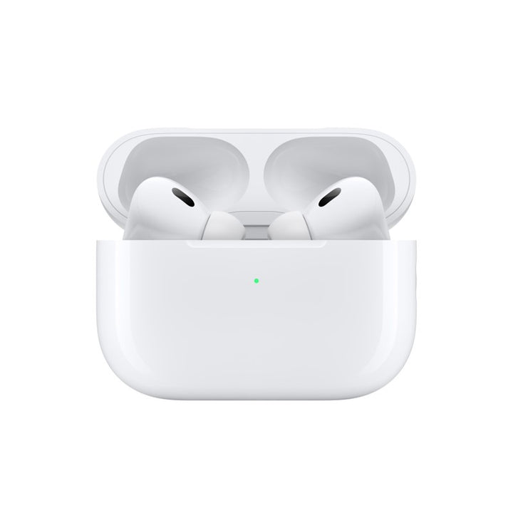 سماعات Apple AirPods Pro الجيل الثاني مع علبة شحن MagSafe بمنفذ USB-C – أبيض