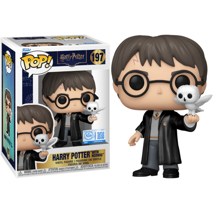 Pop! Movies: Harry Potter S20- Harry with Hedwig (Exc)