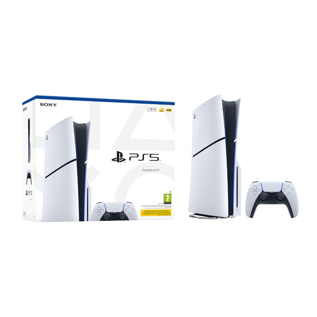 PS5 Slim Console Disk White - (E Chassis)