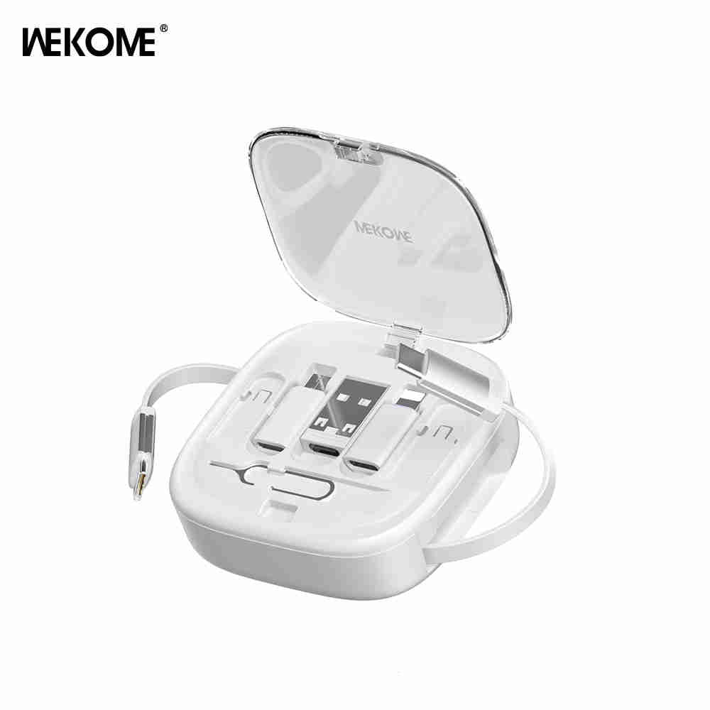 WEKOME WDC-15 Vanguard Series Multifunctional Retractable Data Cable Organizer(65W) Type-C TO Type-C