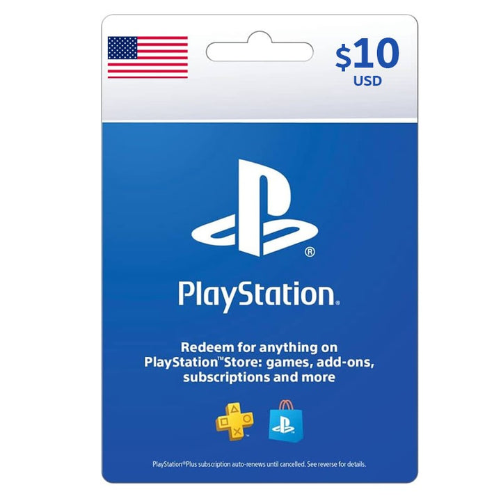 Sony Playstation / PSN Gift Card 10$ - USA (SMS Delivery)