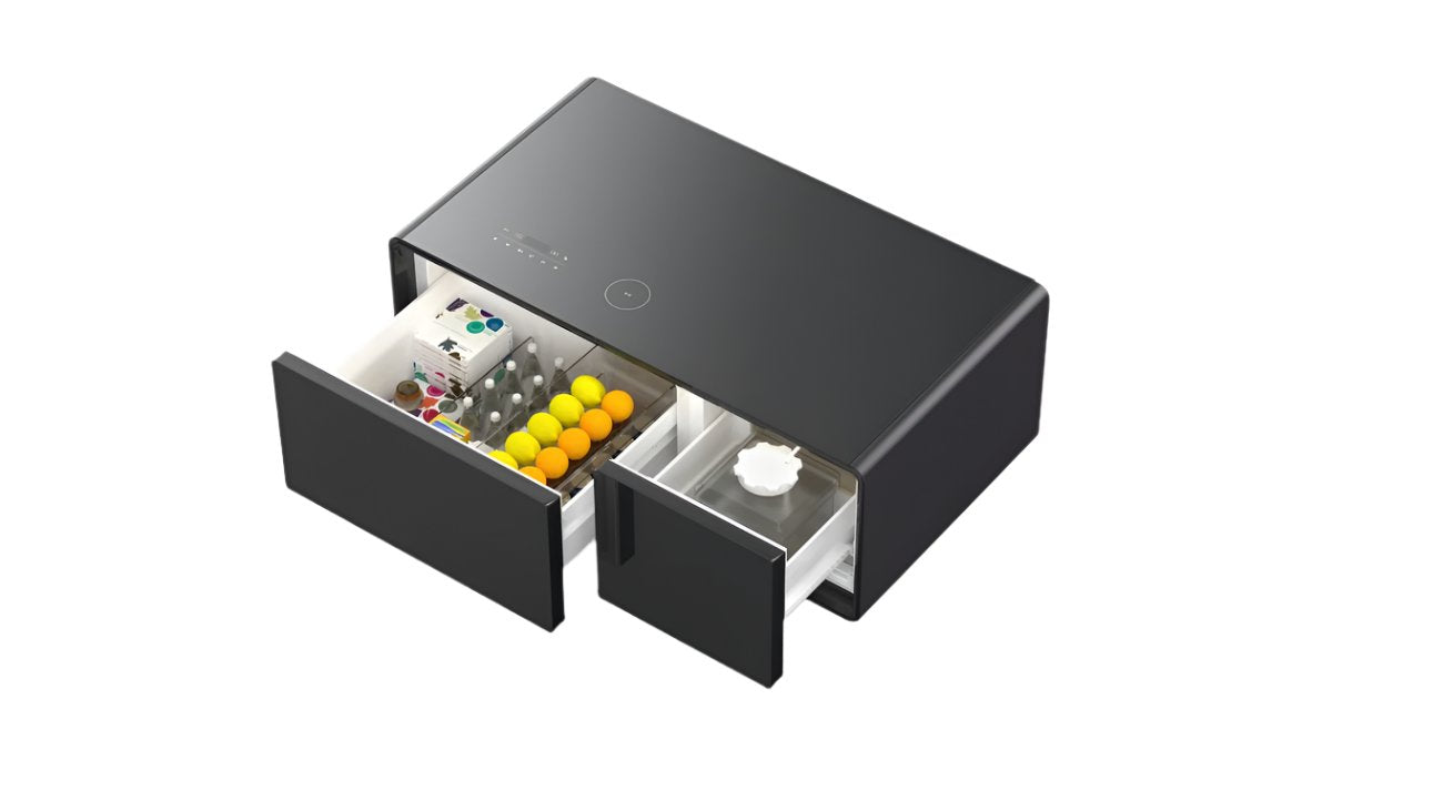Gamax Smart Coffee Table with 93L Refrigerator (TB-93) , 2 USB