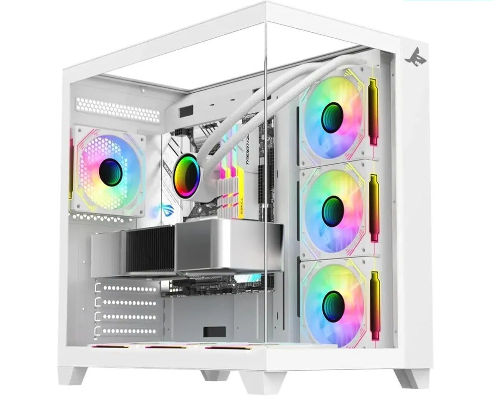 Custom Gaming PC Intel Core i5-14400F, RTX 5060 8GB, Ram 16GB DDR4, 1TB SSD, with 24" 200Hz Curved Gaming Monitor