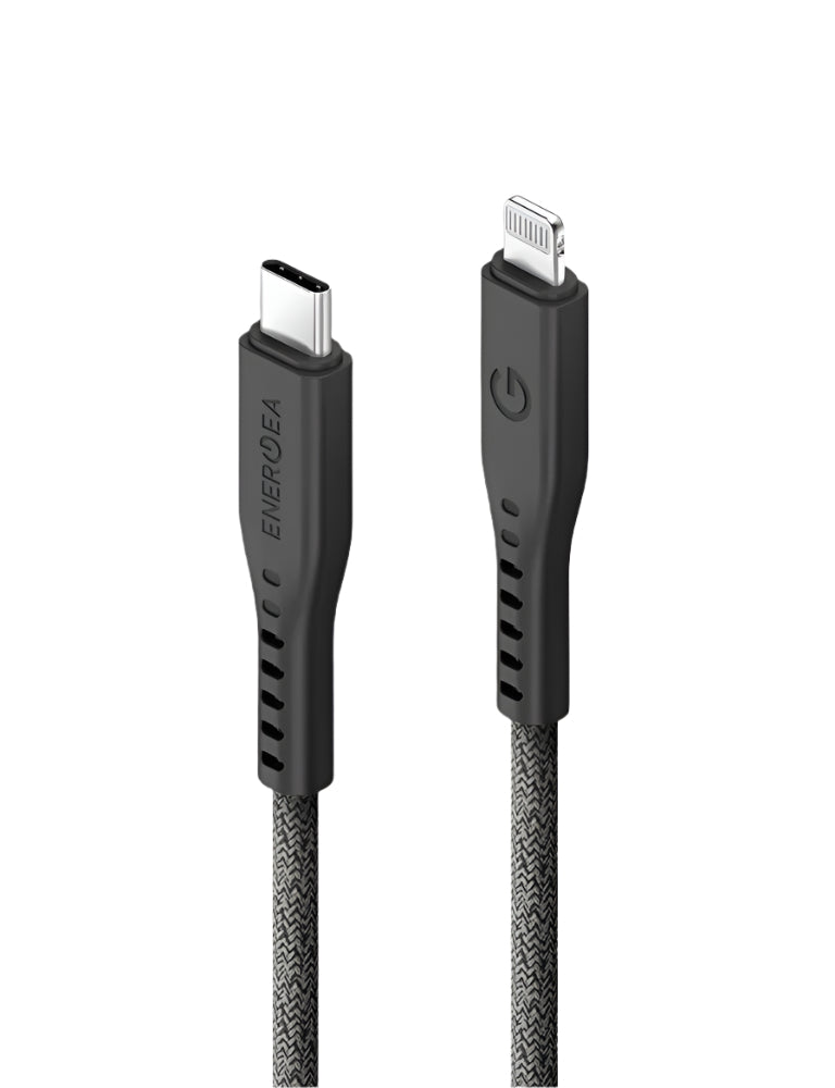 Energea Flow USB-C to Lightning Cable 1.5M - Black