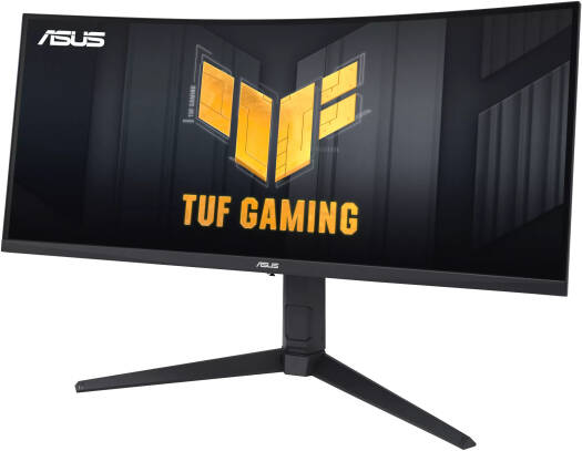 Asus Tuf Model VG34VQEL1A, 34" WQHD (3440 x 1440), 100Hz Refresh Rate, 1ms Response time, Extreme Low Motion Blur,VA FreeSync Curved Gaming Monitor - Black