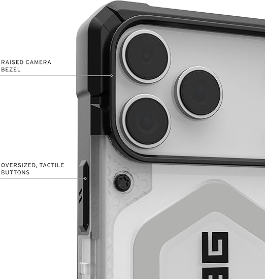 UAG iPhone 17 Pro Pathfinder Clear Magsafe Case - Ice/Silver