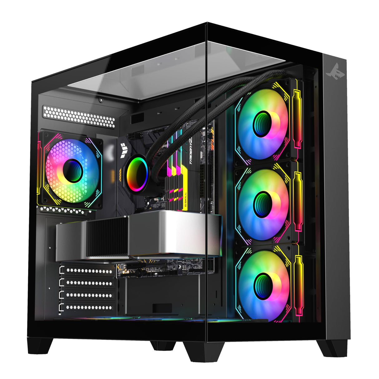 Custom Gaming PC AMD Ryzen 9 9950X3D, RTX 5080 16GB, RAM 32GB DDR5 6400MHz, 1TB NVMe SSD, Windows 11 Pro