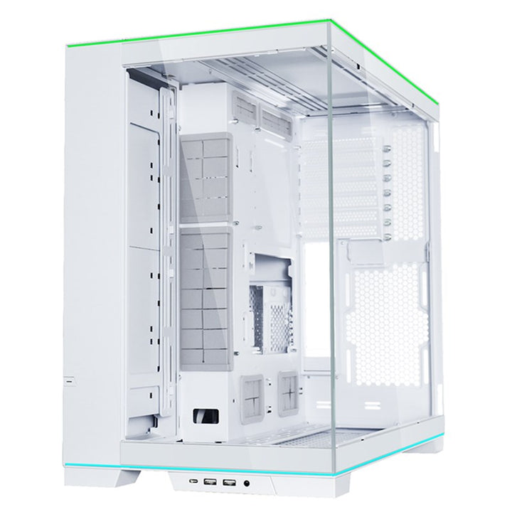 LIAN LI O11 Dynamic EVO RGB E-ATX Mid Tower Gaming PC Case - White (Fans not Included)
