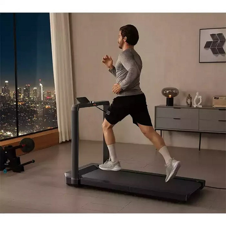 King Smith MX16 Walking Pad, Double Fold & Stow Treadmill with Free Sia Sound Speaker, Havit Sports Earphone & Watch