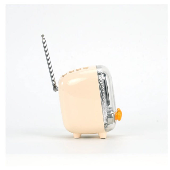 مكبر الصوت الصغير بلوتوث ديفووم تيفوو-2 مع ألبوم صور وكلمات الأغاني - ابيض