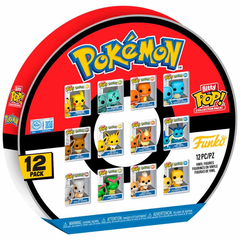 Bitty Pop! Games: Pokemon 12pc Multipack