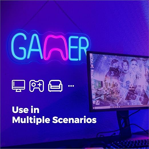 Gaming Neon Sign "LED Gamer"
