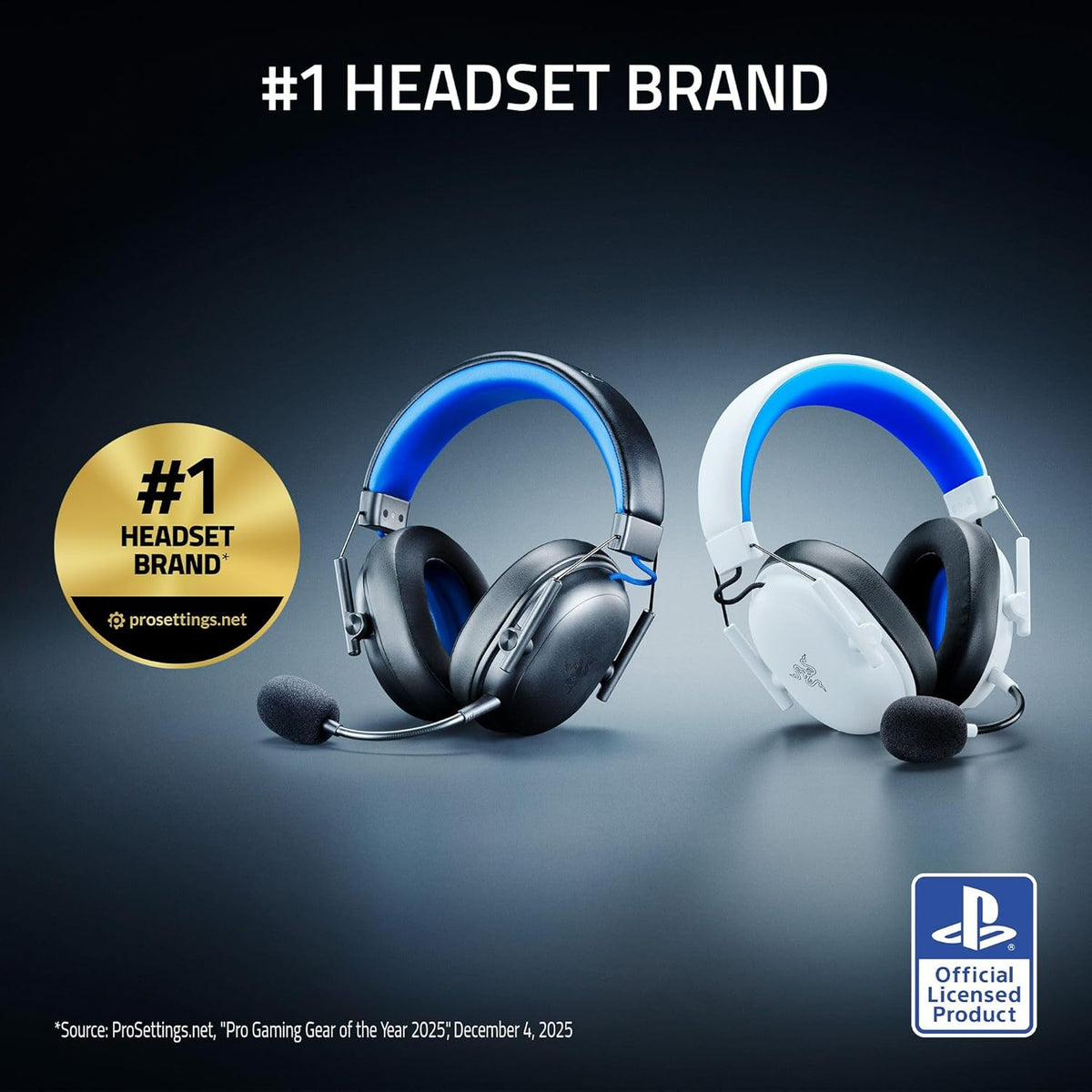 RAZER BlackShark V3 X Hyperspeed Gaming Headset for PlayStation - White RZ04-05420500-R3G1