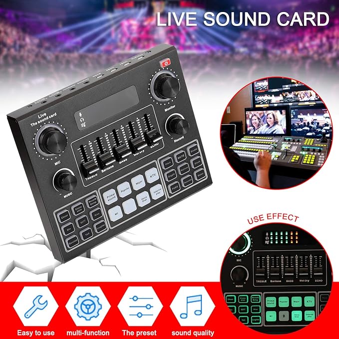 كرت صوت احترافي للبث والتسجيل